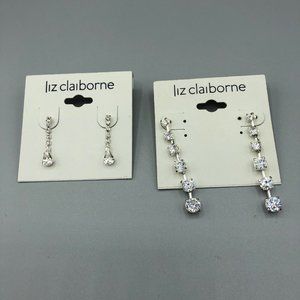 Liz Claiborne Cubic Zirconia Earrings Bundle